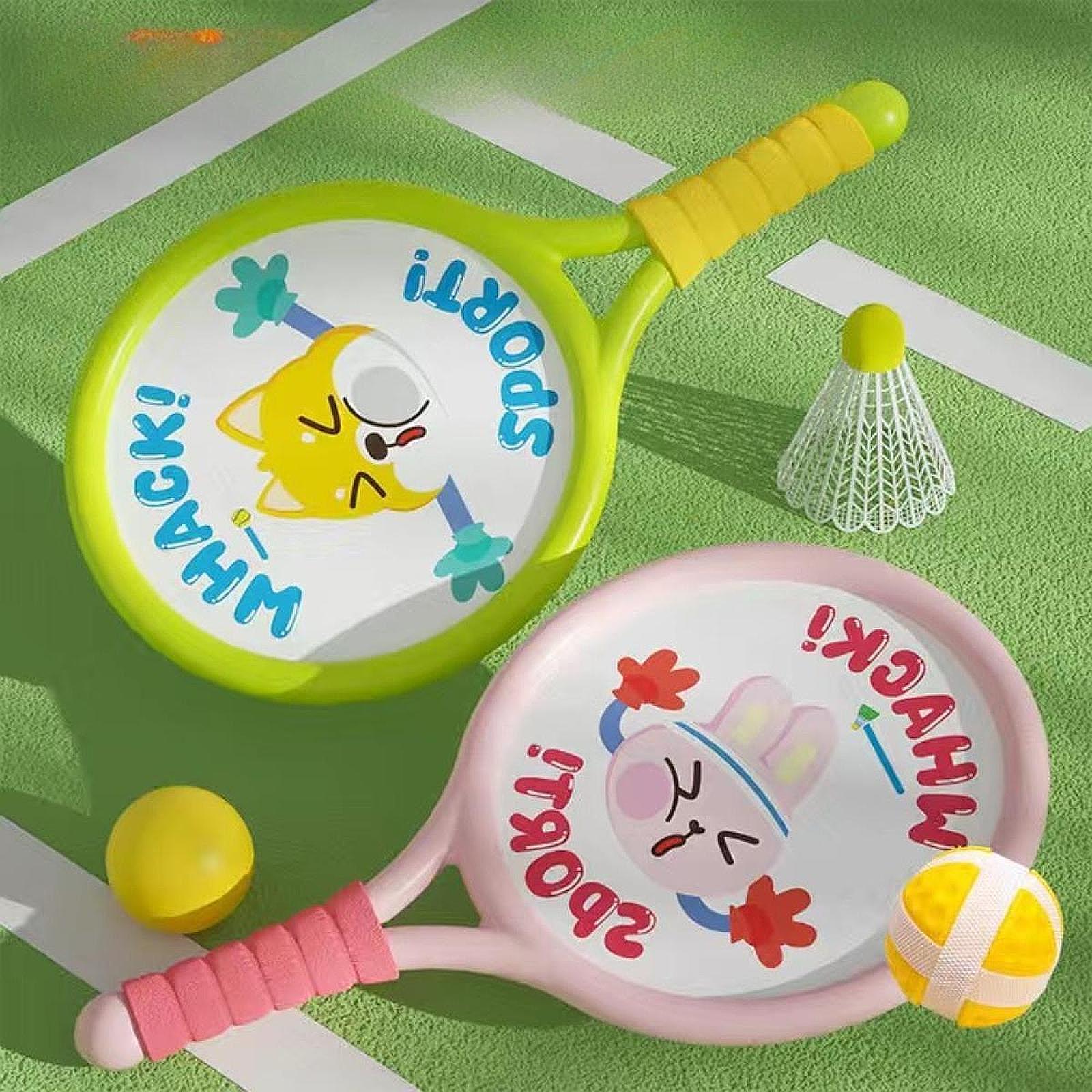 Indoor Sport And Outdoor Sports - 2 Racchette da Badminton per Bambini