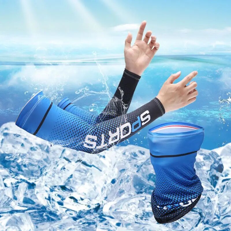 Outdoor Sport Gloves - 2 pezzi Set protezione solare UV