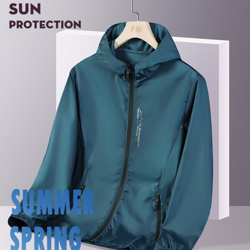 Outdoor Sport Jacket Men - Giacca Leggera Estiva UPF50+ ad Asciugatura