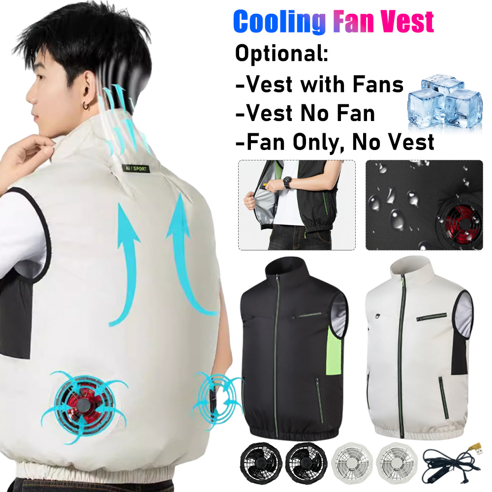 Outdoor Sport Jacket Men - 2025 Gilet per ventola di raffreddamento