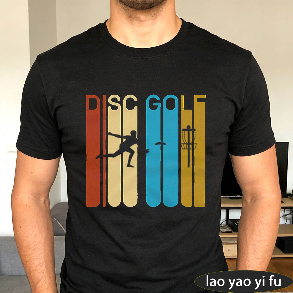 Outdoor Sport Hobbies - DISC GOLF T-shirt da uomo vintage