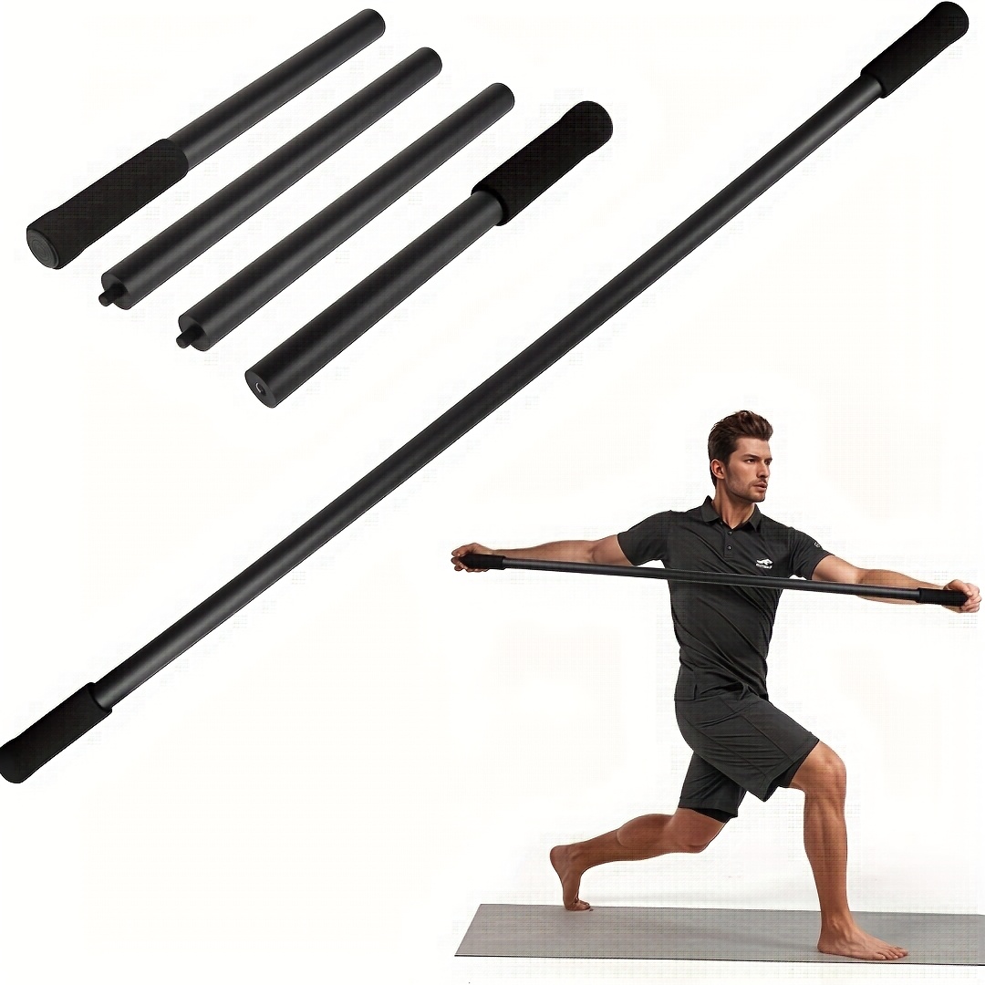 Outdoor Sport Bar - Bastone Yoga Staccabile a Lunghezza Regolabile,