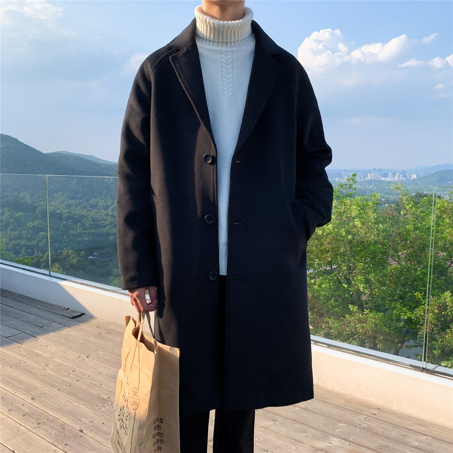 Cappotto in Misto Lana Grigio  - Outdoor Sport Hobbies recensione e prezzo